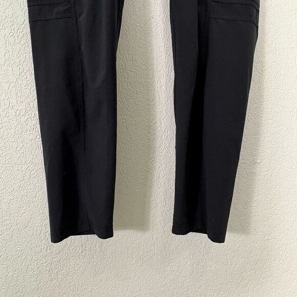 Athleta Black Cargo Skinny Leg Pants Size 6 - Picture 4 of 11